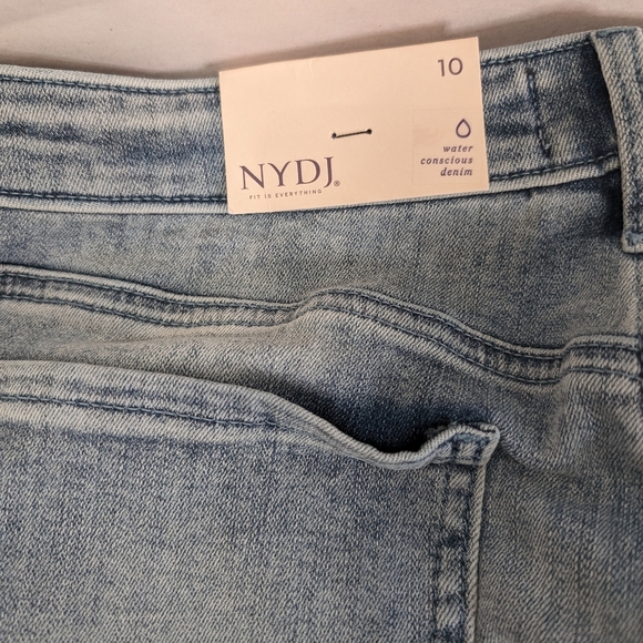 NYDJ Wide Leg Pedal Pusher Jeans .. Size 10 - Picture 8 of 11